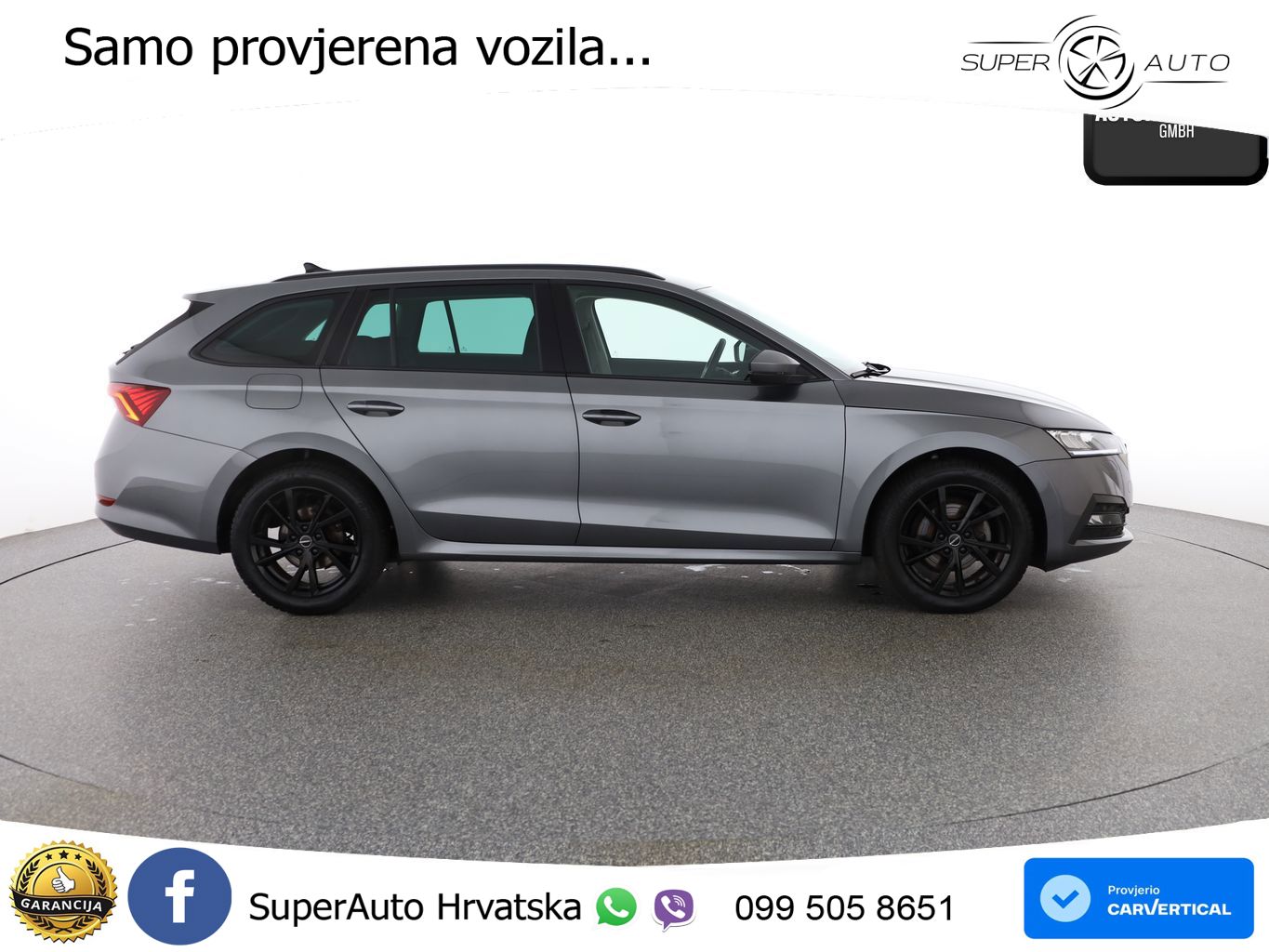 Škoda Octavia Combi 2.0 TDI (150 KS) DSG LED+GR SJED+ACC