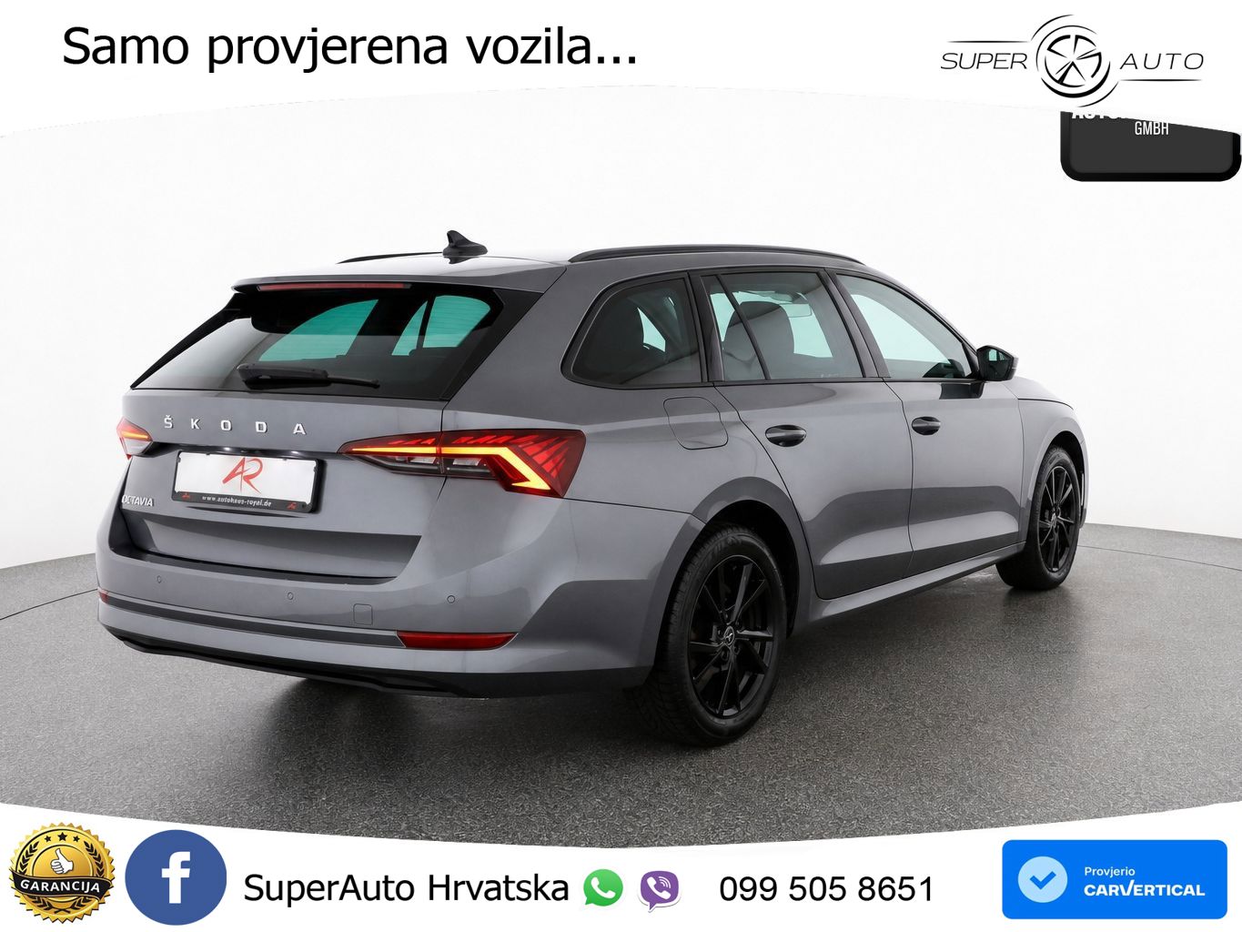 Škoda Octavia Combi 2.0 TDI (150 KS) DSG LED+GR SJED+ACC