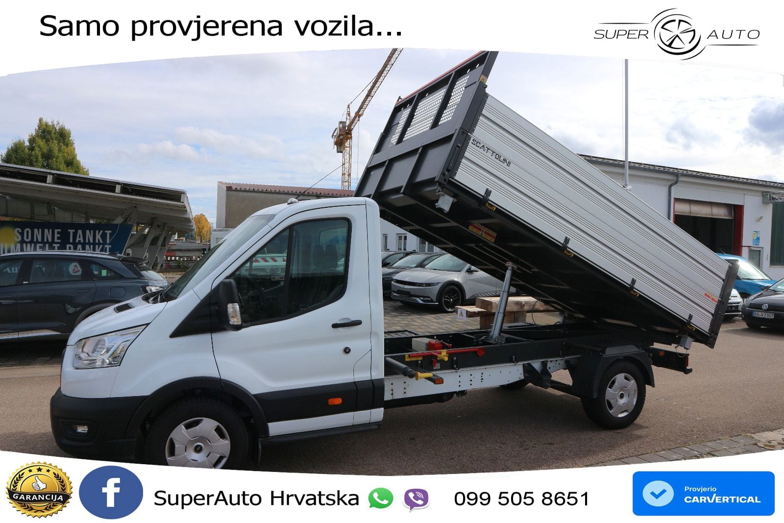 Ford Transit 3-Seitenkipper Pritsche hoch 350 L3 AHK 165 KS