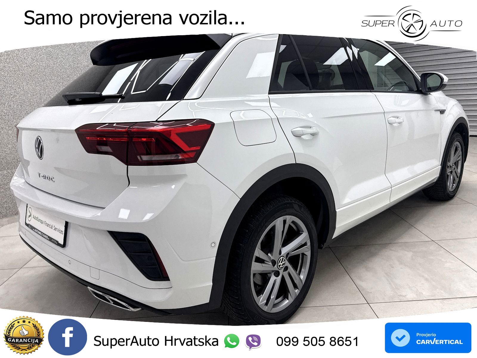 Volkswagen T-Roc 1.5 TSI (150 KS) DSG R-Line LED+GR SJED+ACC