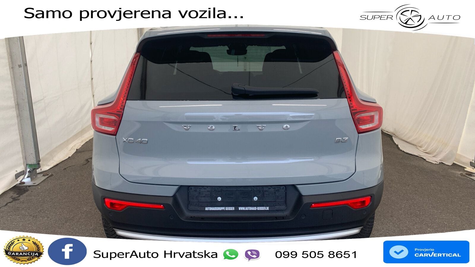 Volvo XC40 2.0 B3 163 KS Automatic LED+GR SJED+ACC