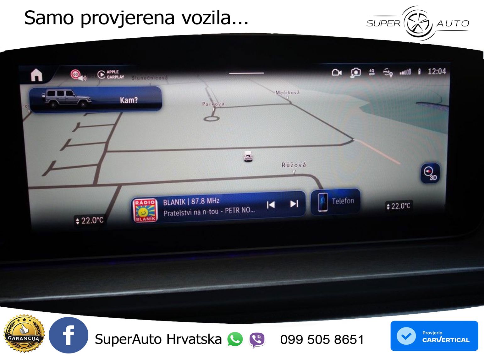 Mercedes G 450d Long (367 KS) 4MATIC 9G-TRONIC Superior ZRAČNI+ACC+GR SJED+360+PANO
