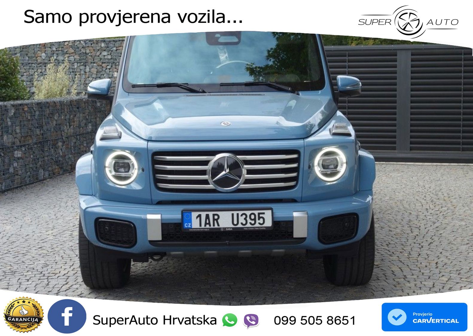 Mercedes G 450d Long (367 KS) 4MATIC 9G-TRONIC Superior ZRAČNI+ACC+GR SJED+360+PANO