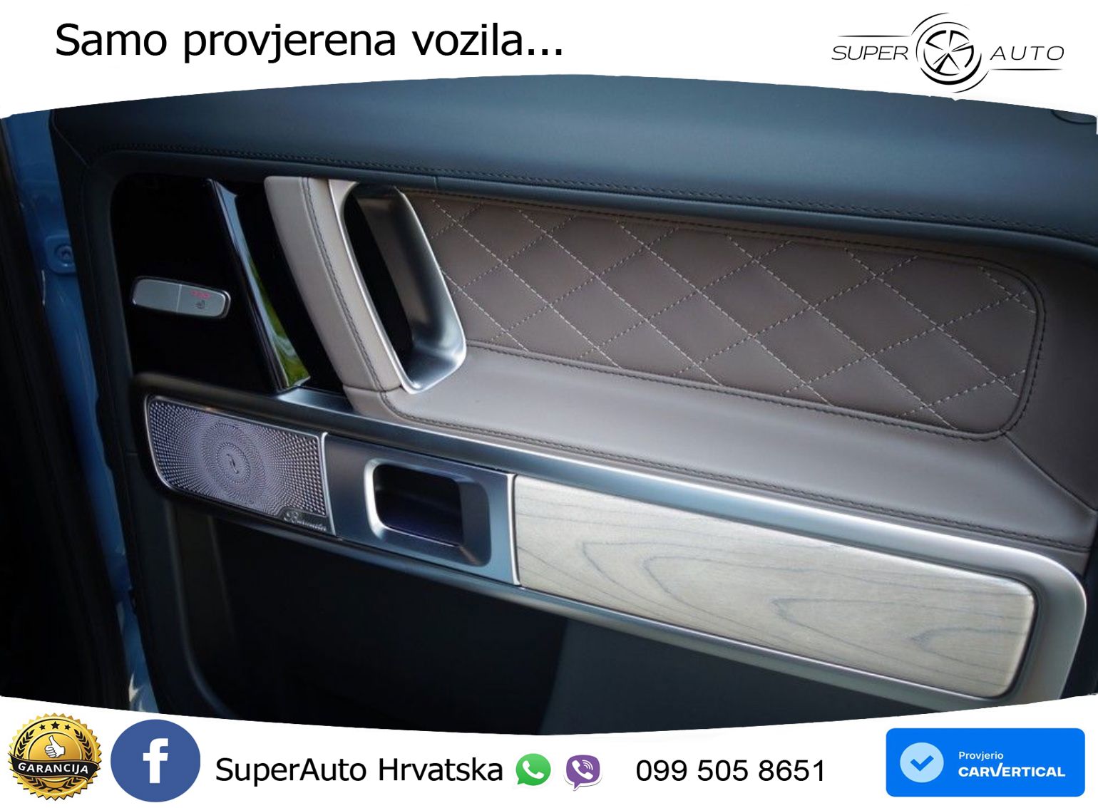 Mercedes G 450d Long (367 KS) 4MATIC 9G-TRONIC Superior ZRAČNI+ACC+GR SJED+360+PANO