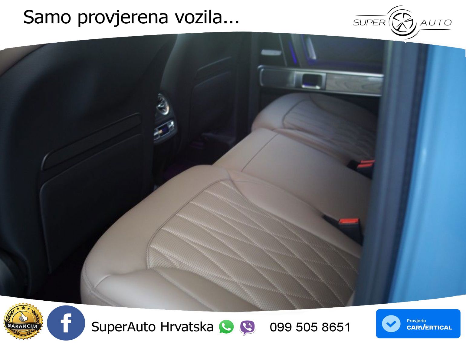 Mercedes G 450d Long (367 KS) 4MATIC 9G-TRONIC Superior ZRAČNI+ACC+GR SJED+360+PANO