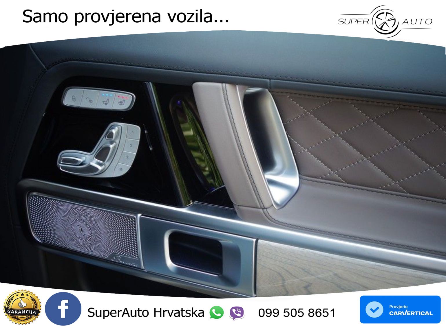 Mercedes G 450d Long (367 KS) 4MATIC 9G-TRONIC Superior ZRAČNI+ACC+GR SJED+360+PANO