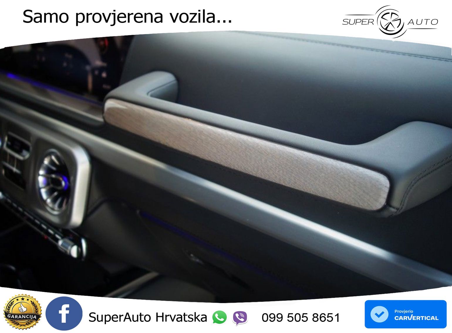 Mercedes G 450d Long (367 KS) 4MATIC 9G-TRONIC Superior ZRAČNI+ACC+GR SJED+360+PANO