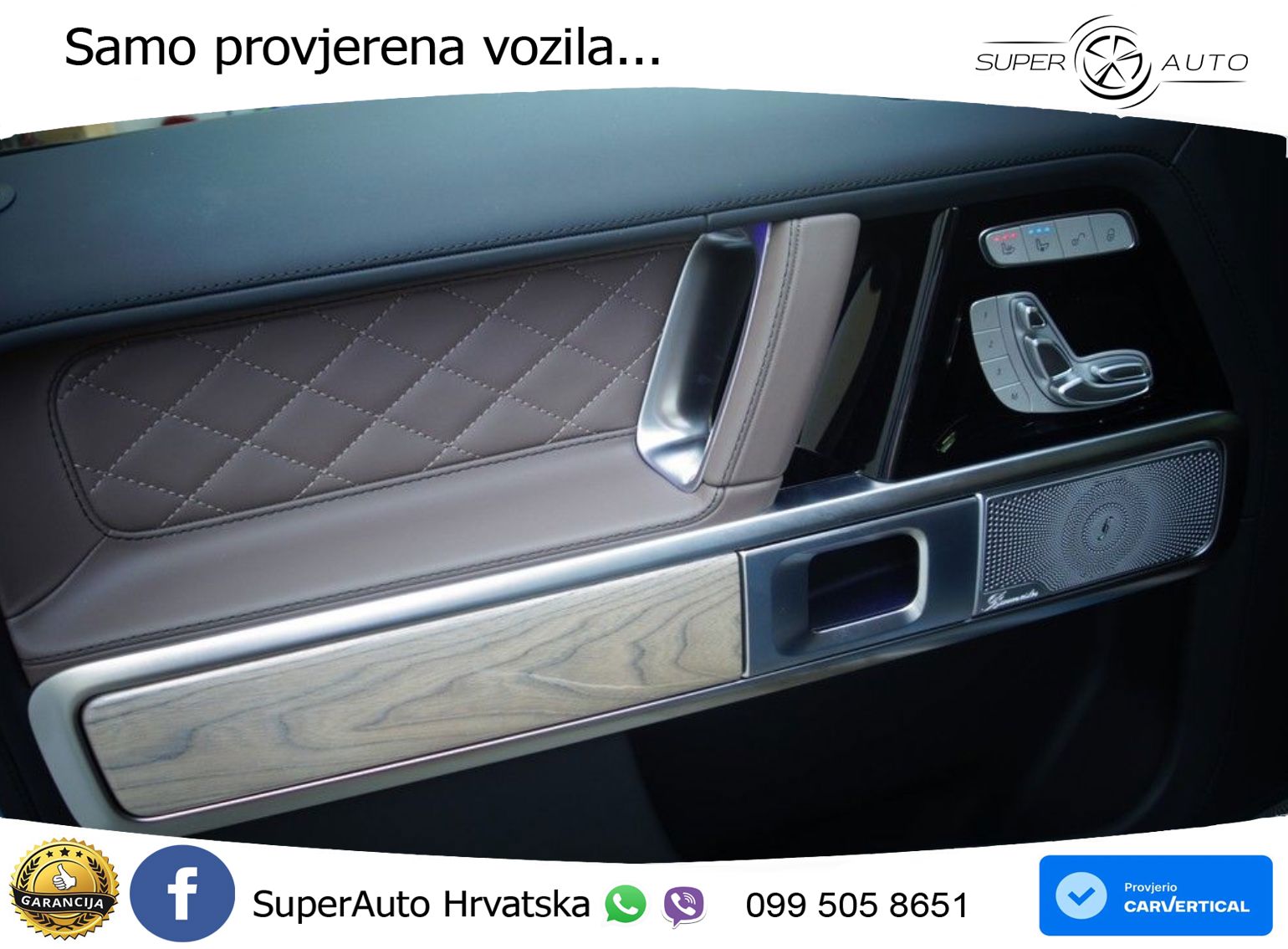 Mercedes G 450d Long (367 KS) 4MATIC 9G-TRONIC Superior ZRAČNI+ACC+GR SJED+360+PANO