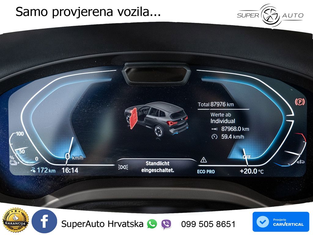 BMW iX3 80 kWh (286 KS) LED+GR SJED+ACC