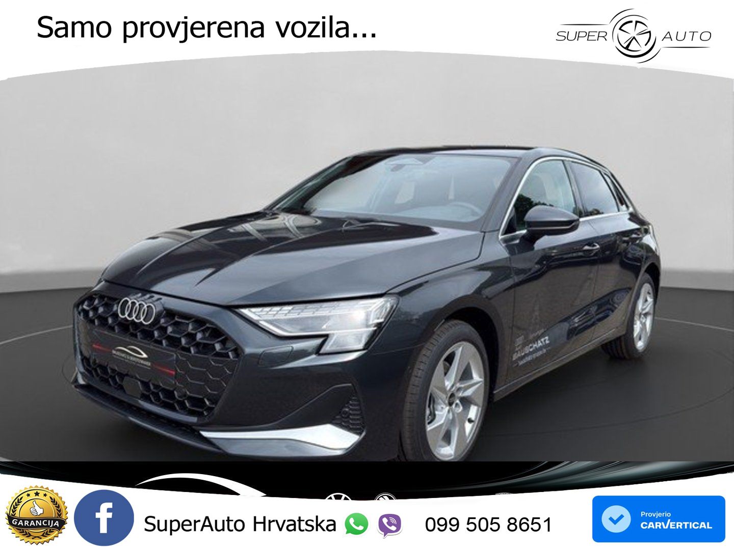 Audi A3 35 TFSI (150 KS) advanced LED+GR SJED+ACC