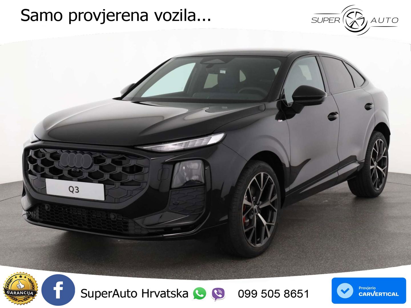 Audi Q3 III Sportback 2.0 TFSI (265 KS) quattro S tronic S line LED+GR SJED+ACC