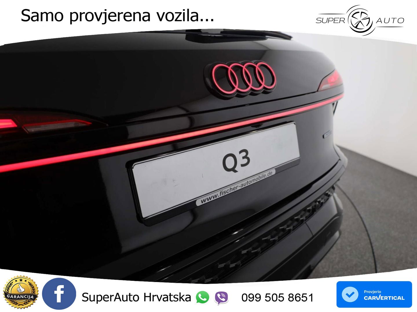 Audi Q3 III Sportback 2.0 TFSI (265 KS) quattro S tronic S line LED+GR SJED+ACC
