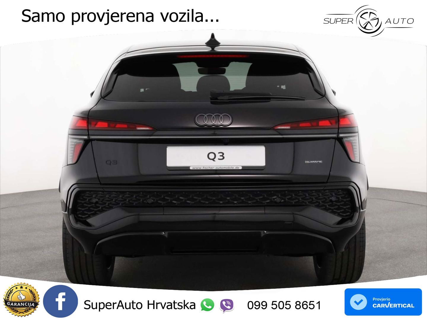 Audi Q3 III Sportback 2.0 TFSI (265 KS) quattro S tronic S line LED+GR SJED+ACC