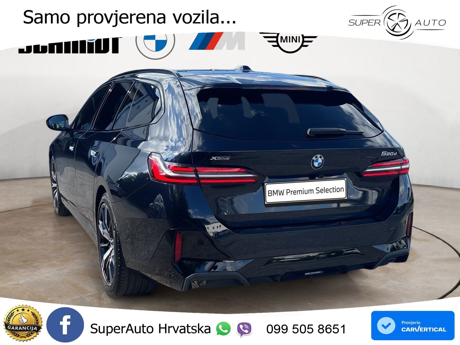 BMW 520d Touring (197 KS) xDrive Steptronic M Sport ACC+HEAD+4xGR SJED+360+PANO