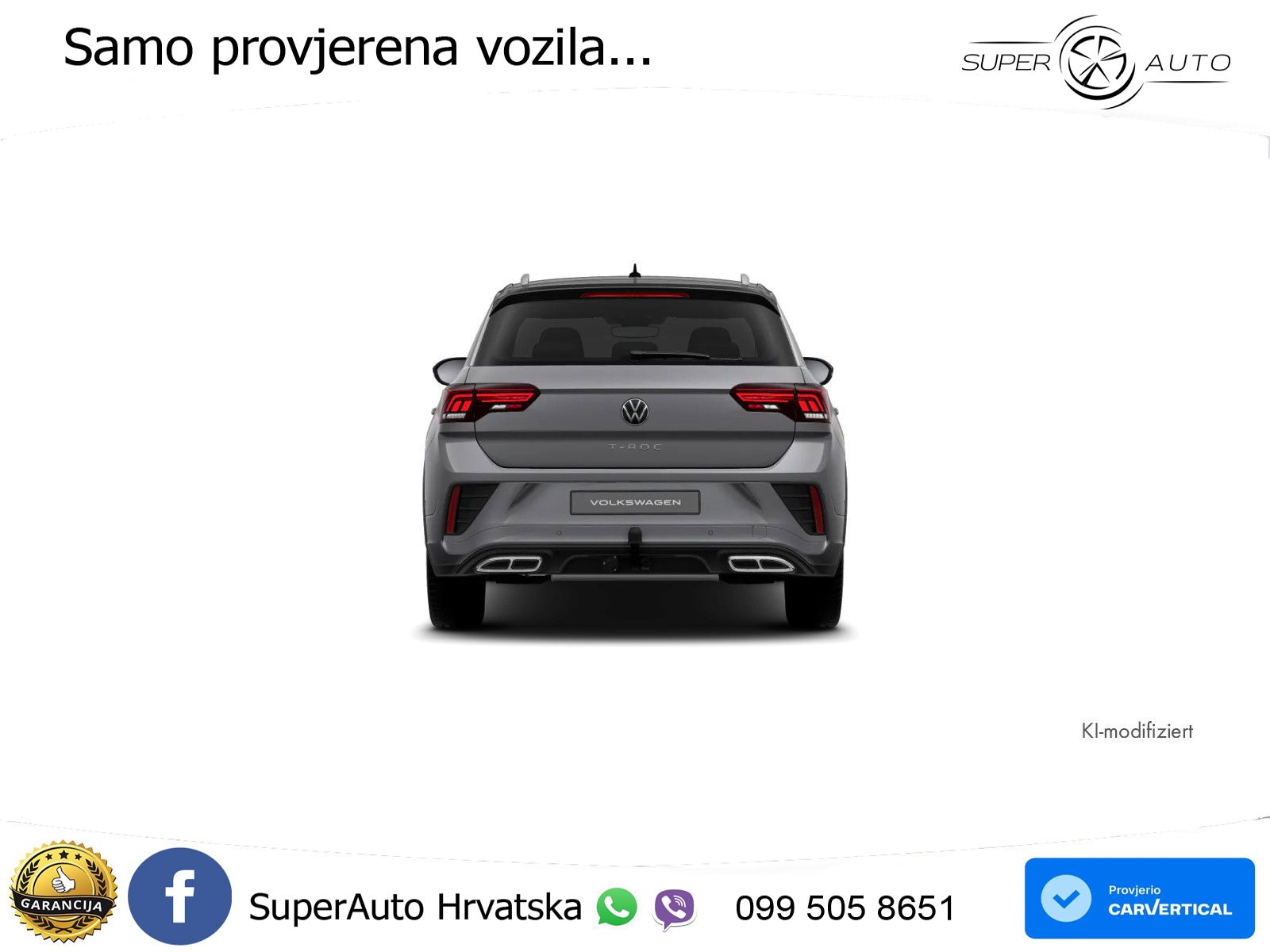 Volkswagen T-Roc 1.5 TSI (150 KS) DSG R-Line LED+GR SJED+ACC