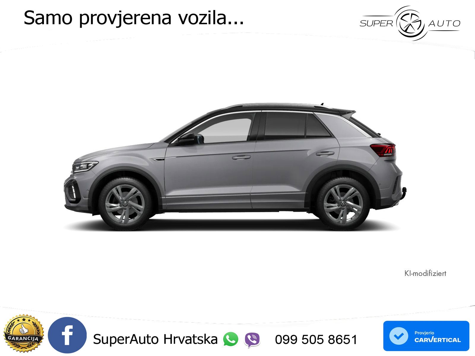 Volkswagen T-Roc 1.5 TSI (150 KS) DSG R-Line LED+GR SJED+ACC