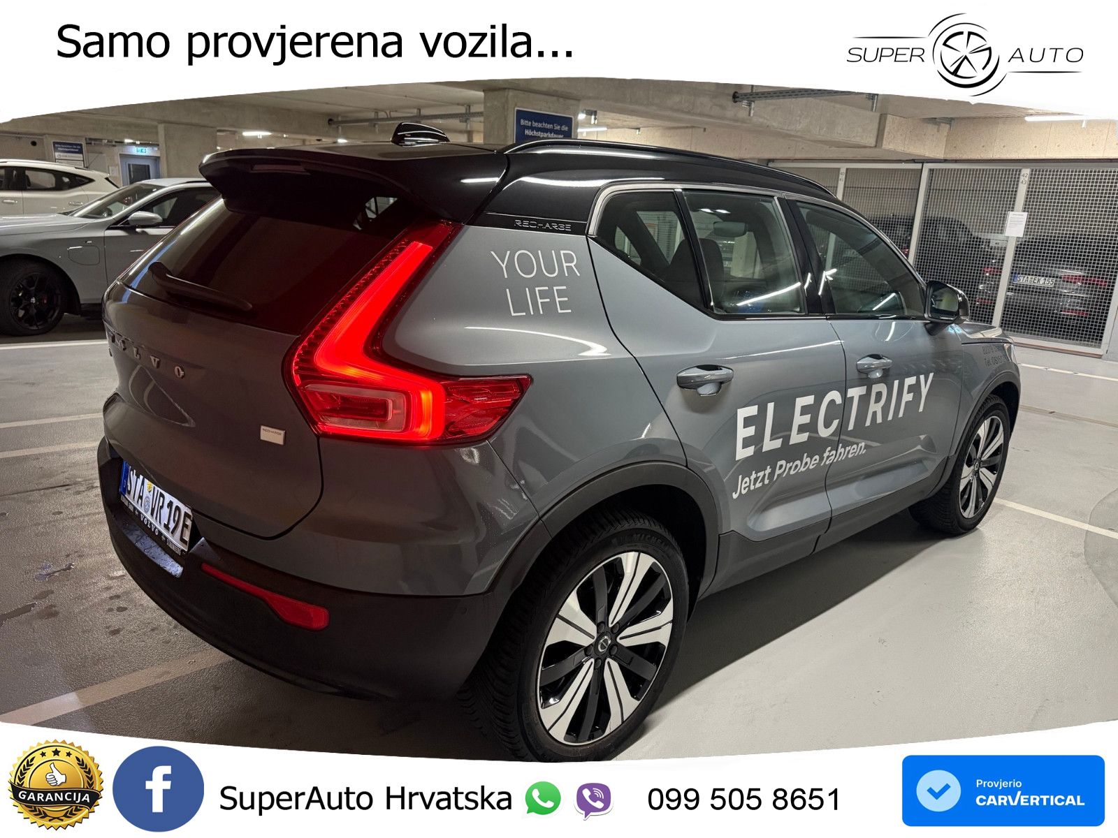 Volvo XC40 Recharge 69 kWh 231 KS Single Motor LED+GR SJED+ACC