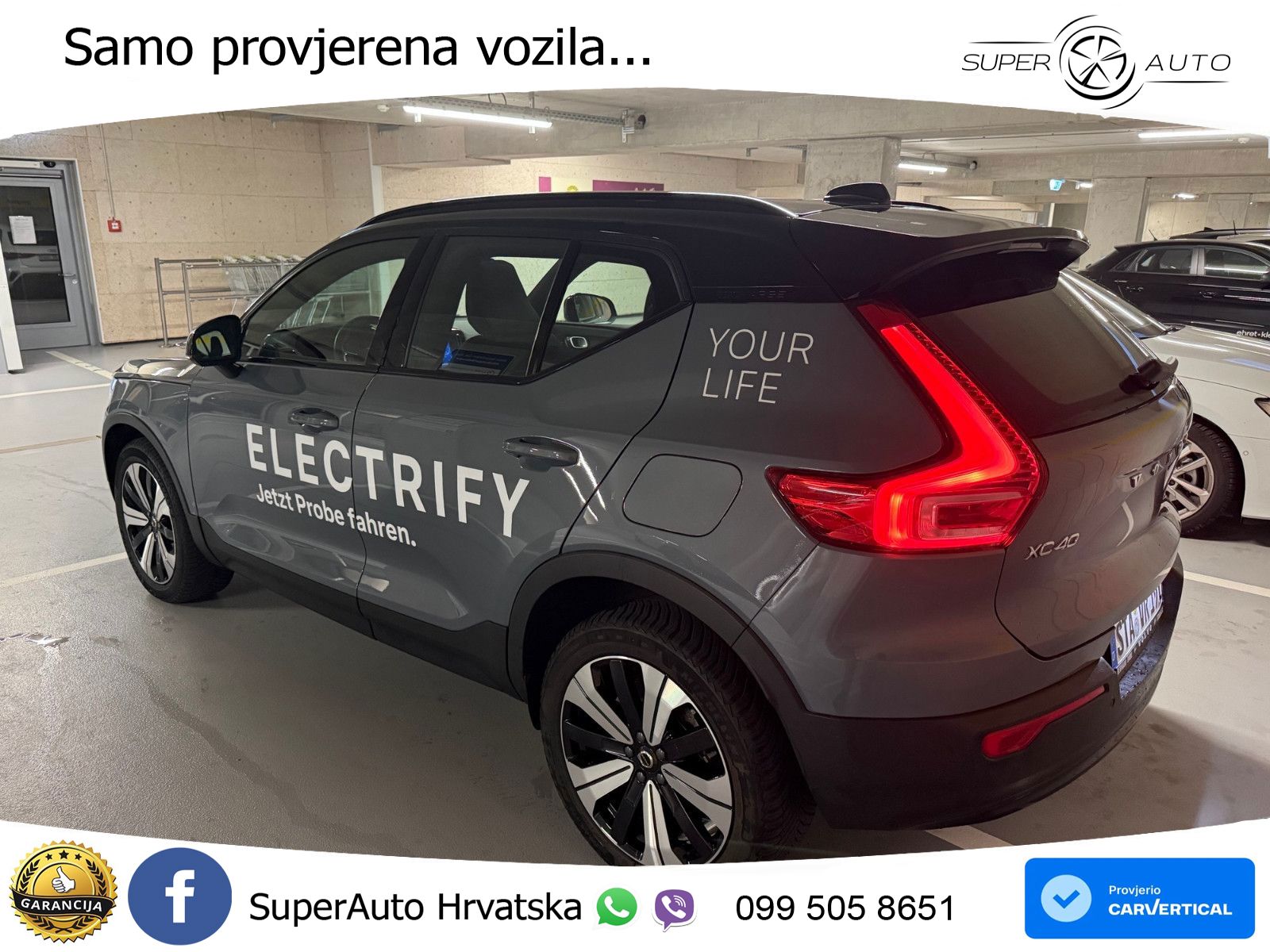 Volvo XC40 Recharge 69 kWh 231 KS Single Motor LED+GR SJED+ACC