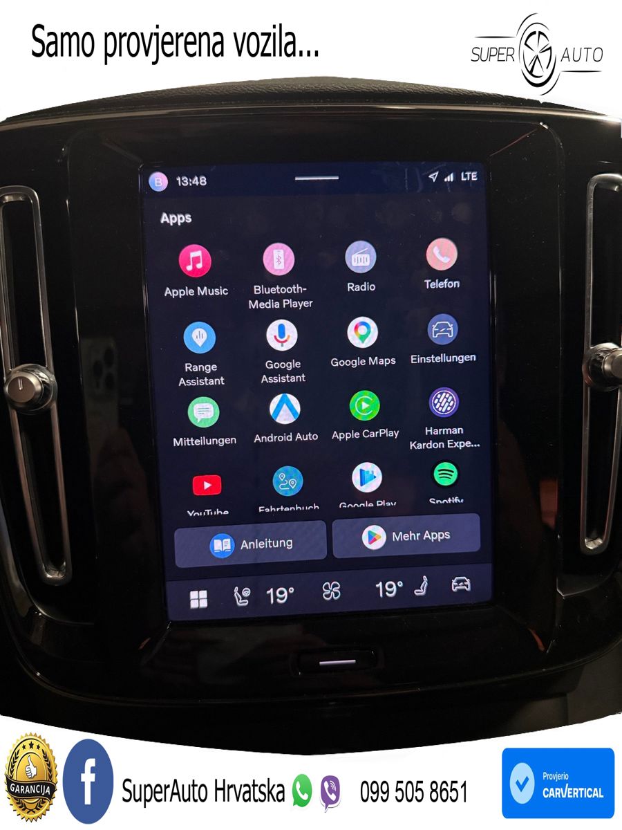 Volvo XC40 Recharge 69 kWh 231 KS Single Motor LED+GR SJED+ACC