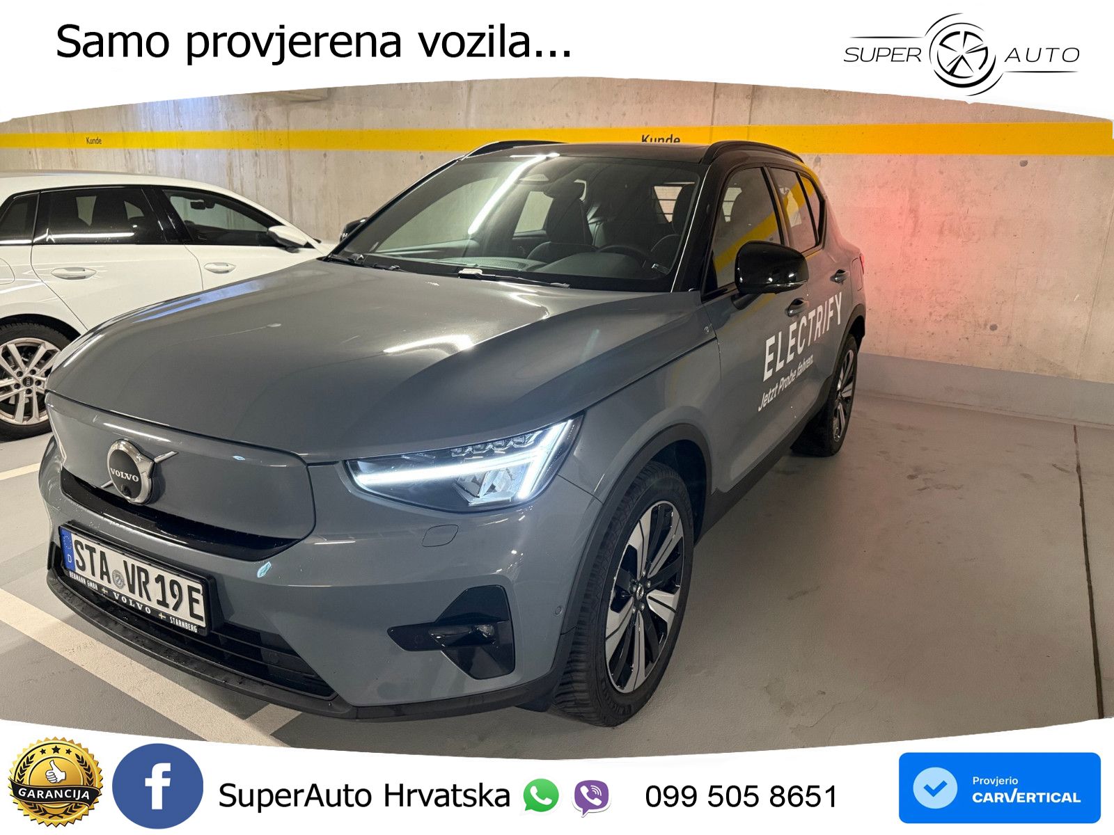 Volvo XC40 Recharge 69 kWh 231 KS Single Motor LED+GR SJED+ACC