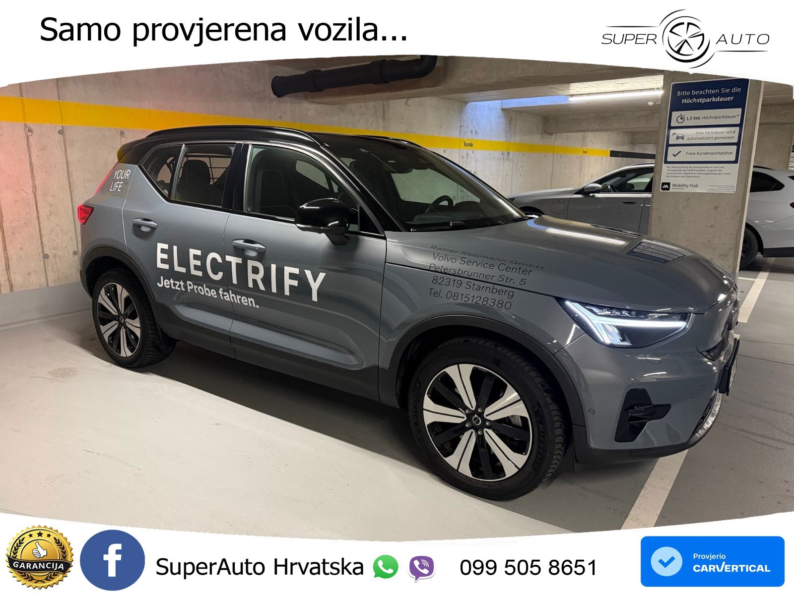 Volvo XC40 Recharge 69 kWh 231 KS Single Motor LED+GR SJED+ACC