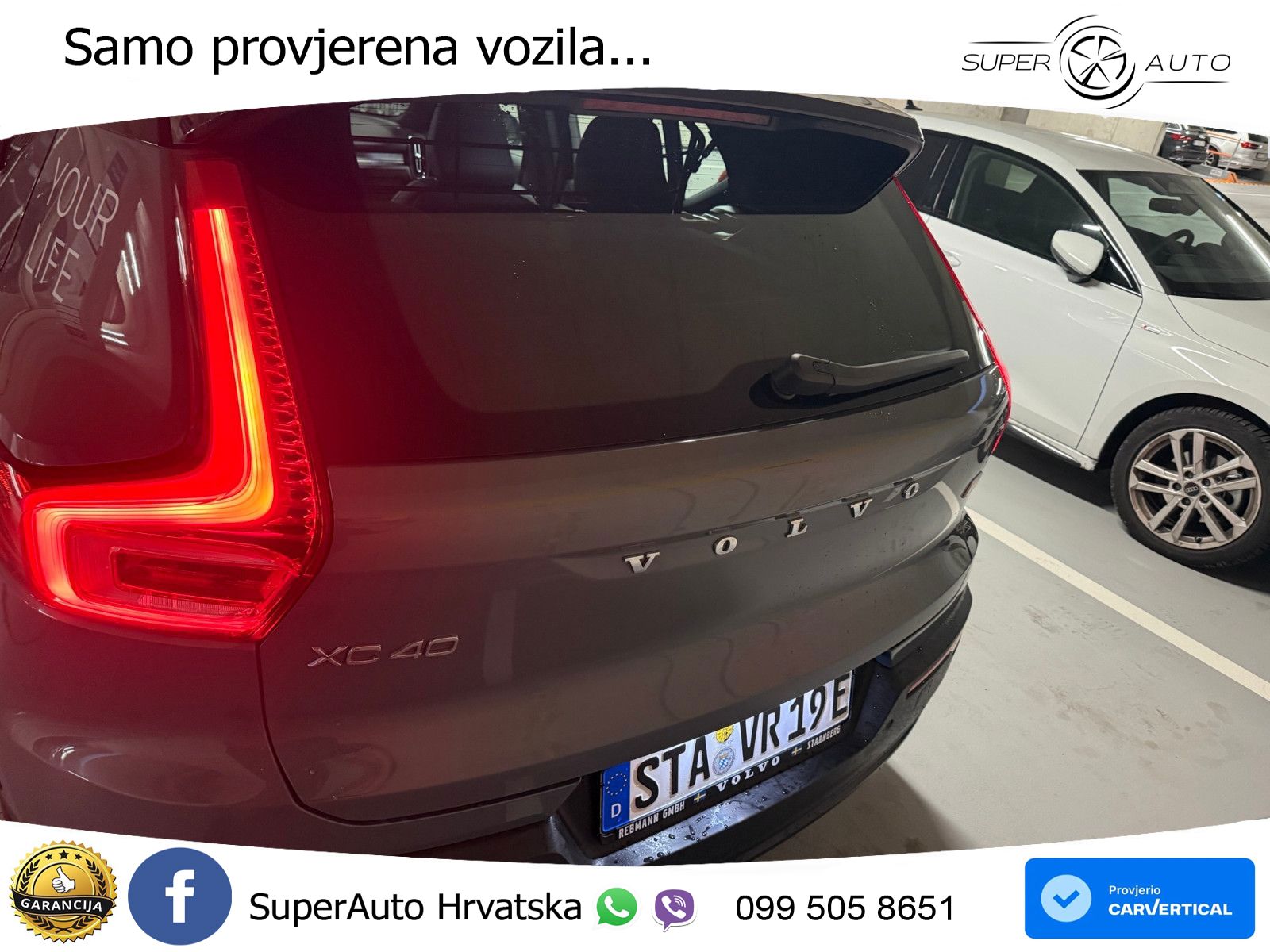 Volvo XC40 Recharge 69 kWh 231 KS Single Motor LED+GR SJED+ACC