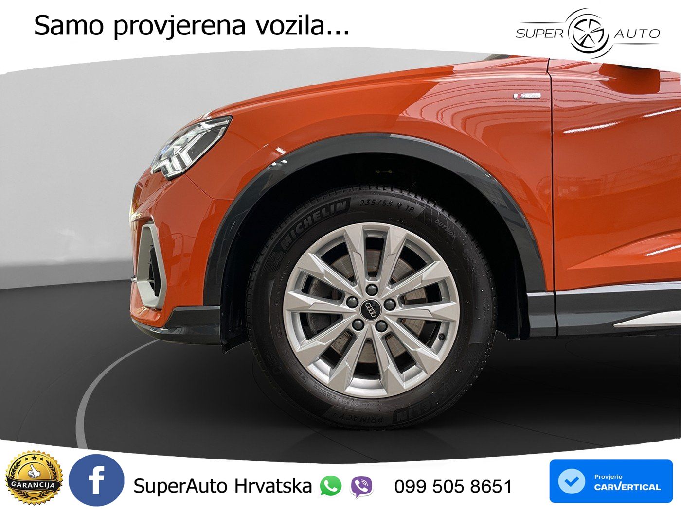 Audi Q3 Sportback 40 TFSI (190 KS) quattro S tronic S line LED+GR SJED+ACC