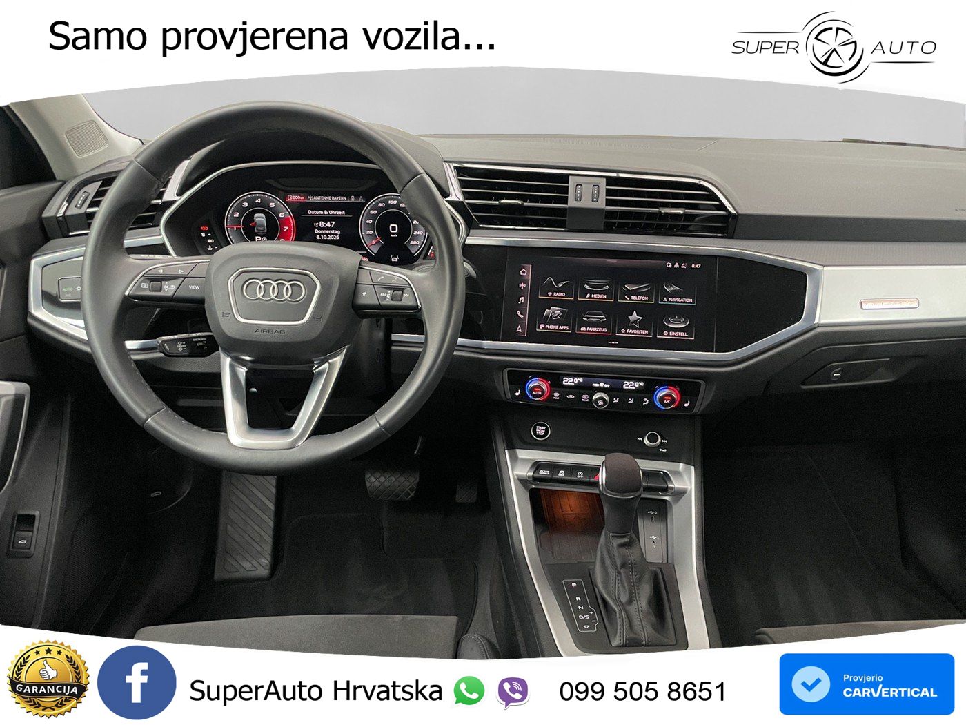 Audi Q3 Sportback 40 TFSI (190 KS) quattro S tronic S line LED+GR SJED+ACC