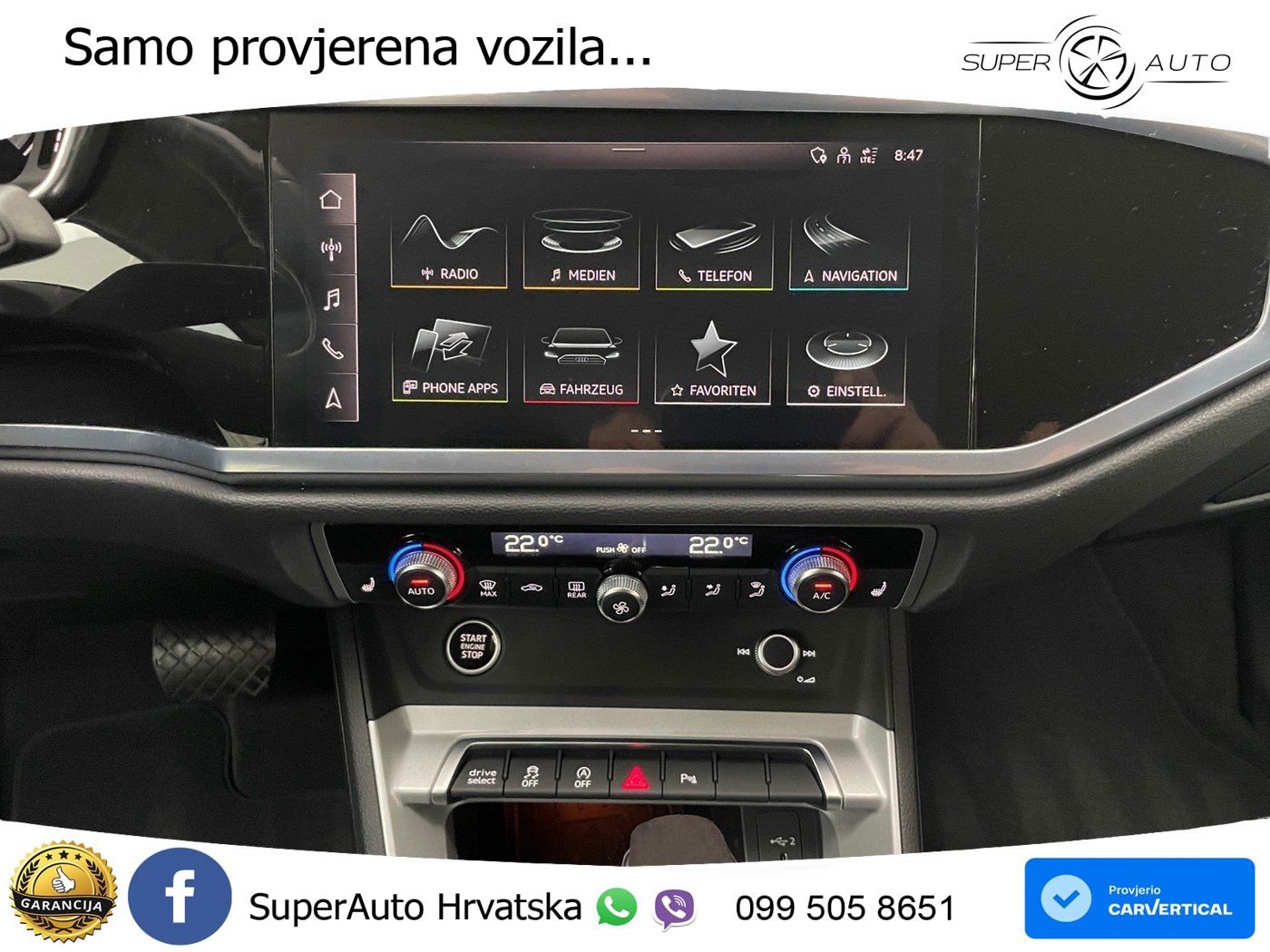 Audi Q3 Sportback 40 TFSI (190 KS) quattro S tronic S line LED+GR SJED+ACC