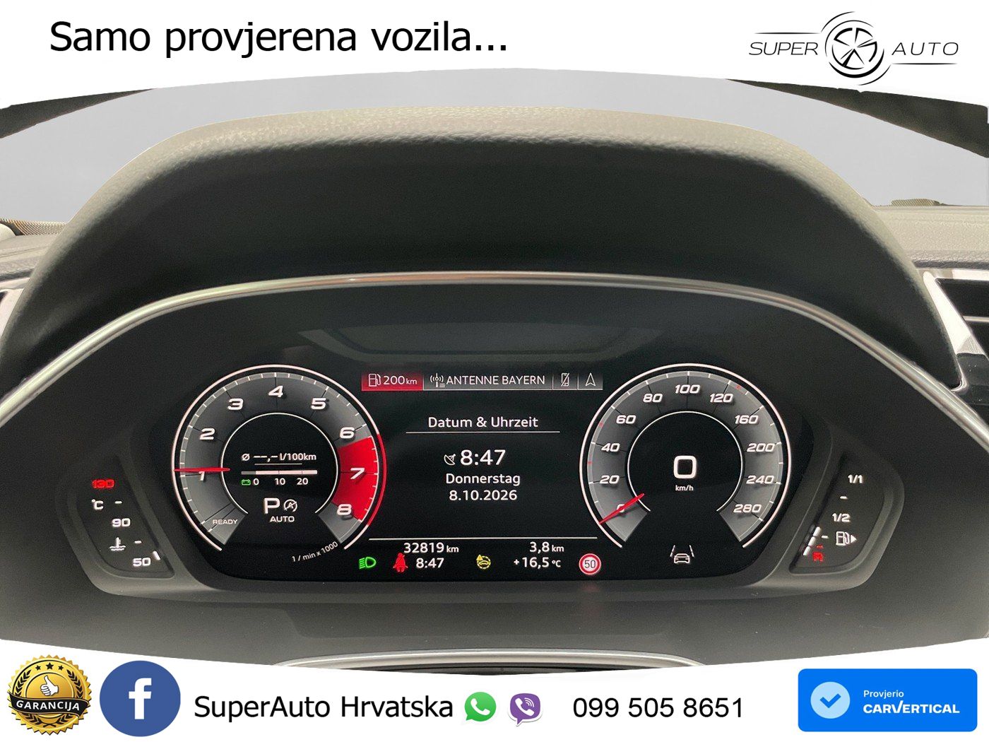 Audi Q3 Sportback 40 TFSI (190 KS) quattro S tronic S line LED+GR SJED+ACC
