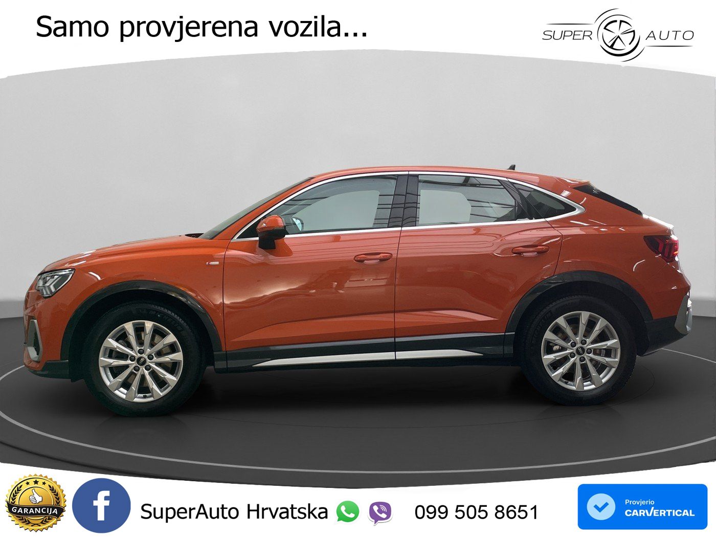 Audi Q3 Sportback 40 TFSI (190 KS) quattro S tronic S line LED+GR SJED+ACC