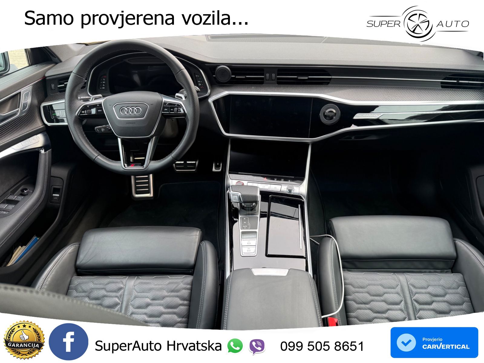 Audi RS6 Avant 4.0 TFSI V8 performance (630 KS)  quattro tiptronic LED+GR SJED+ACC