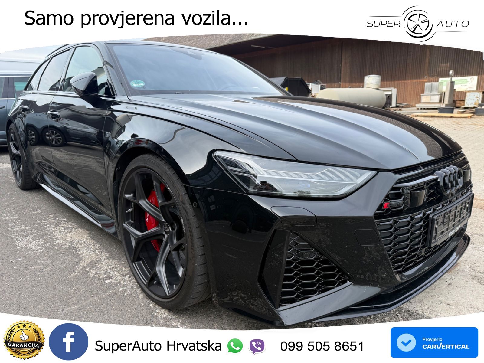 Audi RS6 Avant 4.0 TFSI V8 performance (630 KS)  quattro tiptronic LED+GR SJED+ACC
