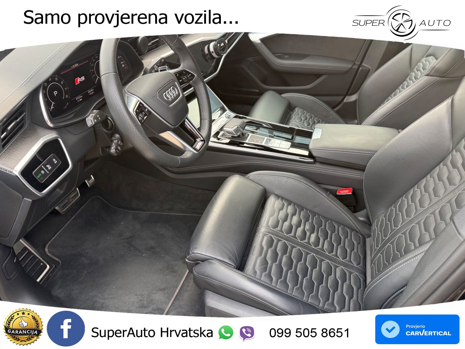 Audi RS6 Avant 4.0 TFSI V8 performance (630 KS)  quattro tiptronic LED+GR SJED+ACC