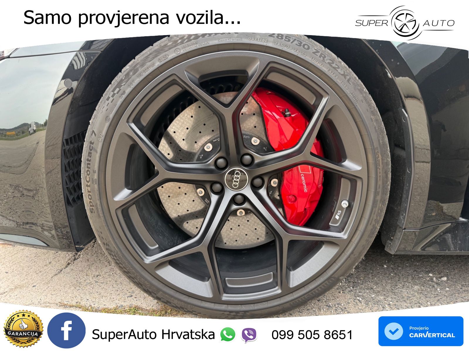 Audi RS6 Avant 4.0 TFSI V8 performance (630 KS)  quattro tiptronic LED+GR SJED+ACC