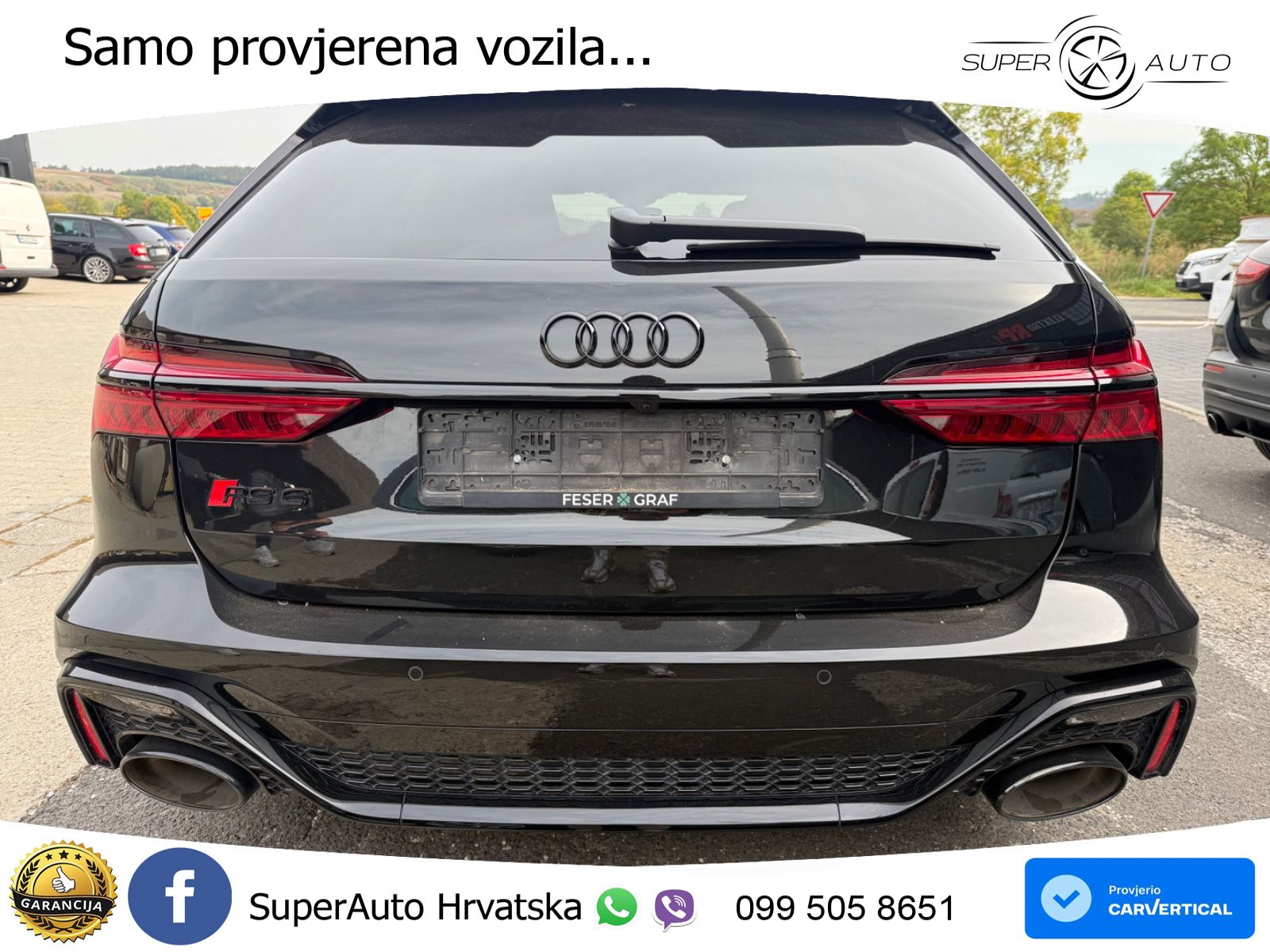 Audi RS6 Avant 4.0 TFSI V8 performance (630 KS)  quattro tiptronic LED+GR SJED+ACC