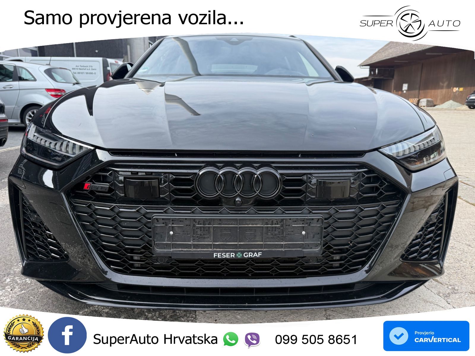 Audi RS6 Avant 4.0 TFSI V8 performance (630 KS)  quattro tiptronic LED+GR SJED+ACC