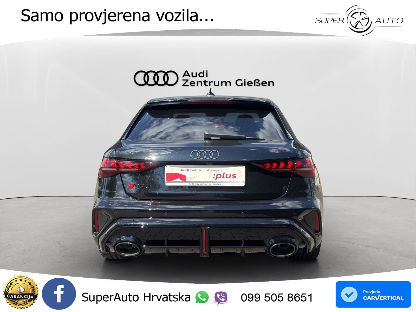 Audi RS3 Sedan 2.5 TFSI (400 KS) quattro S tronic MATRIX+GR SJED+KAM