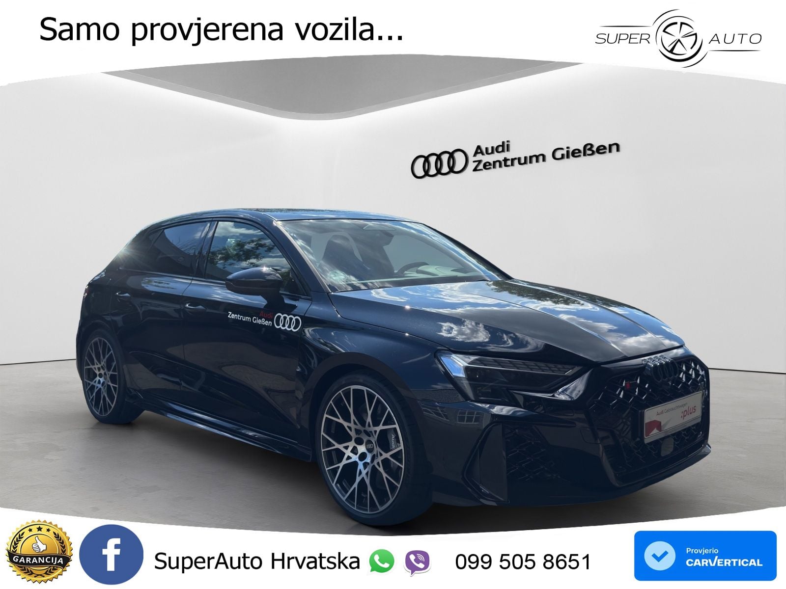 Audi RS3 Sedan 2.5 TFSI (400 KS) quattro S tronic MATRIX+GR SJED+KAM