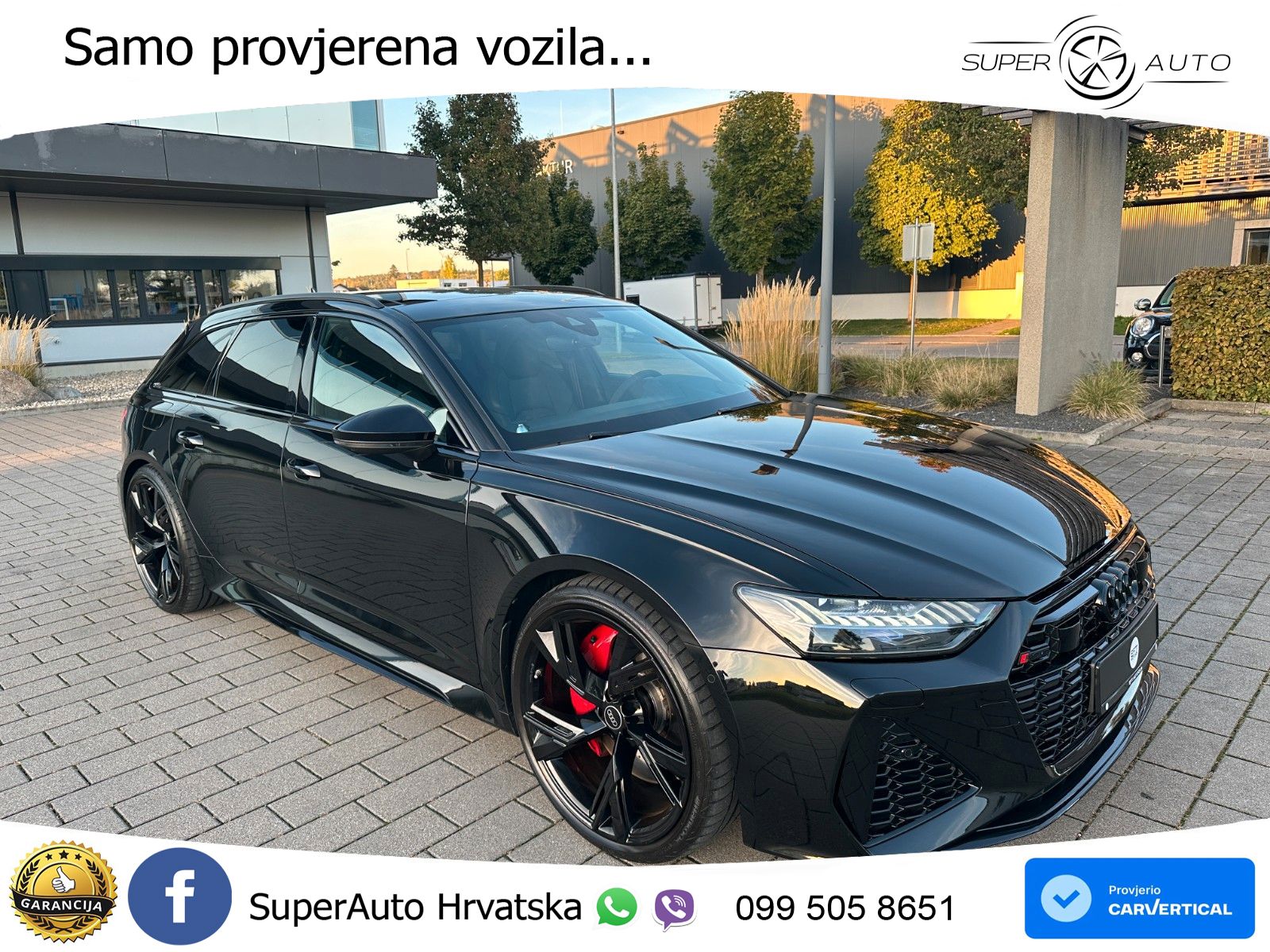 Audi RS6 Avant 4.0 TFSI V8 performance (630 KS)  quattro tiptronic LED+GR SJED+ACC