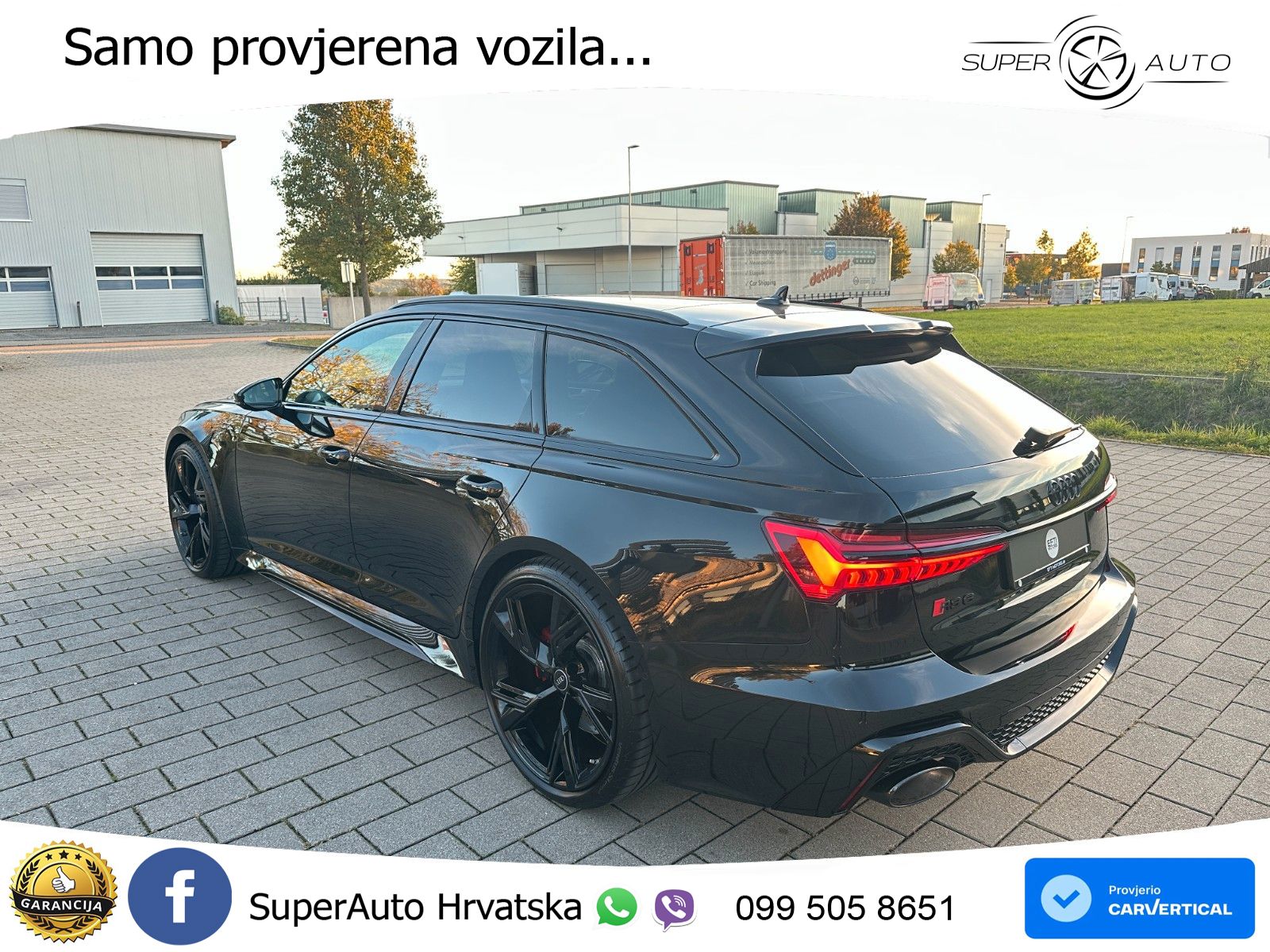 Audi RS6 Avant 4.0 TFSI V8 performance (630 KS)  quattro tiptronic LED+GR SJED+ACC