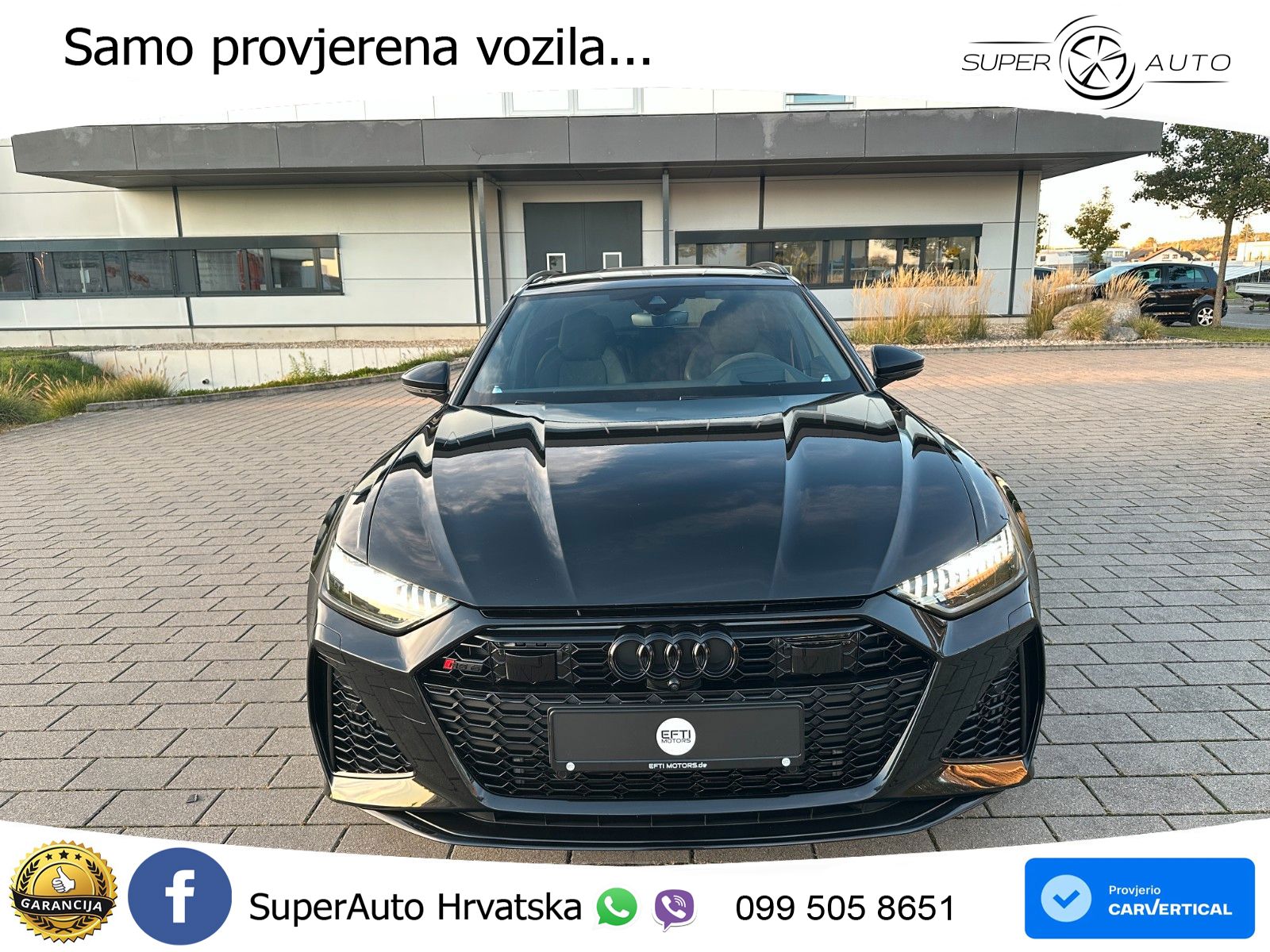 Audi RS6 Avant 4.0 TFSI V8 performance (630 KS)  quattro tiptronic LED+GR SJED+ACC