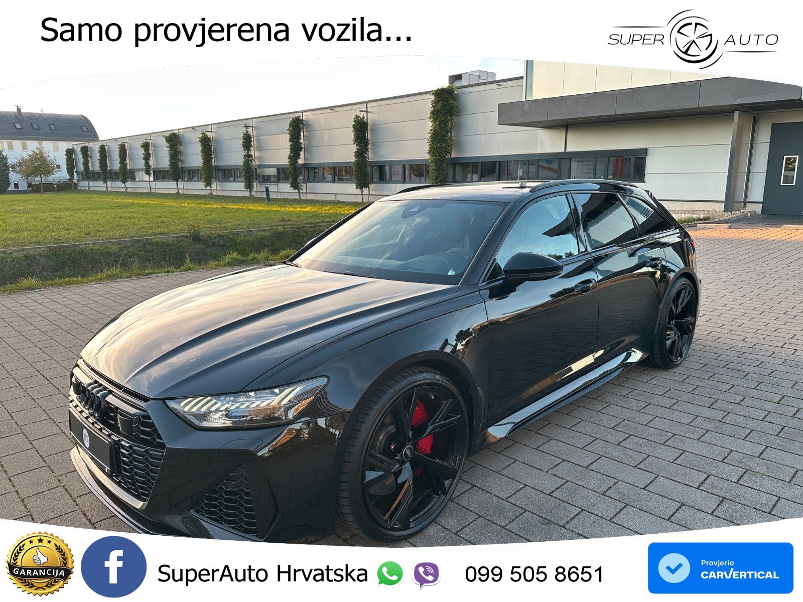 Audi RS6 Avant 4.0 TFSI V8 performance (630 KS)  quattro tiptronic LED+GR SJED+ACC