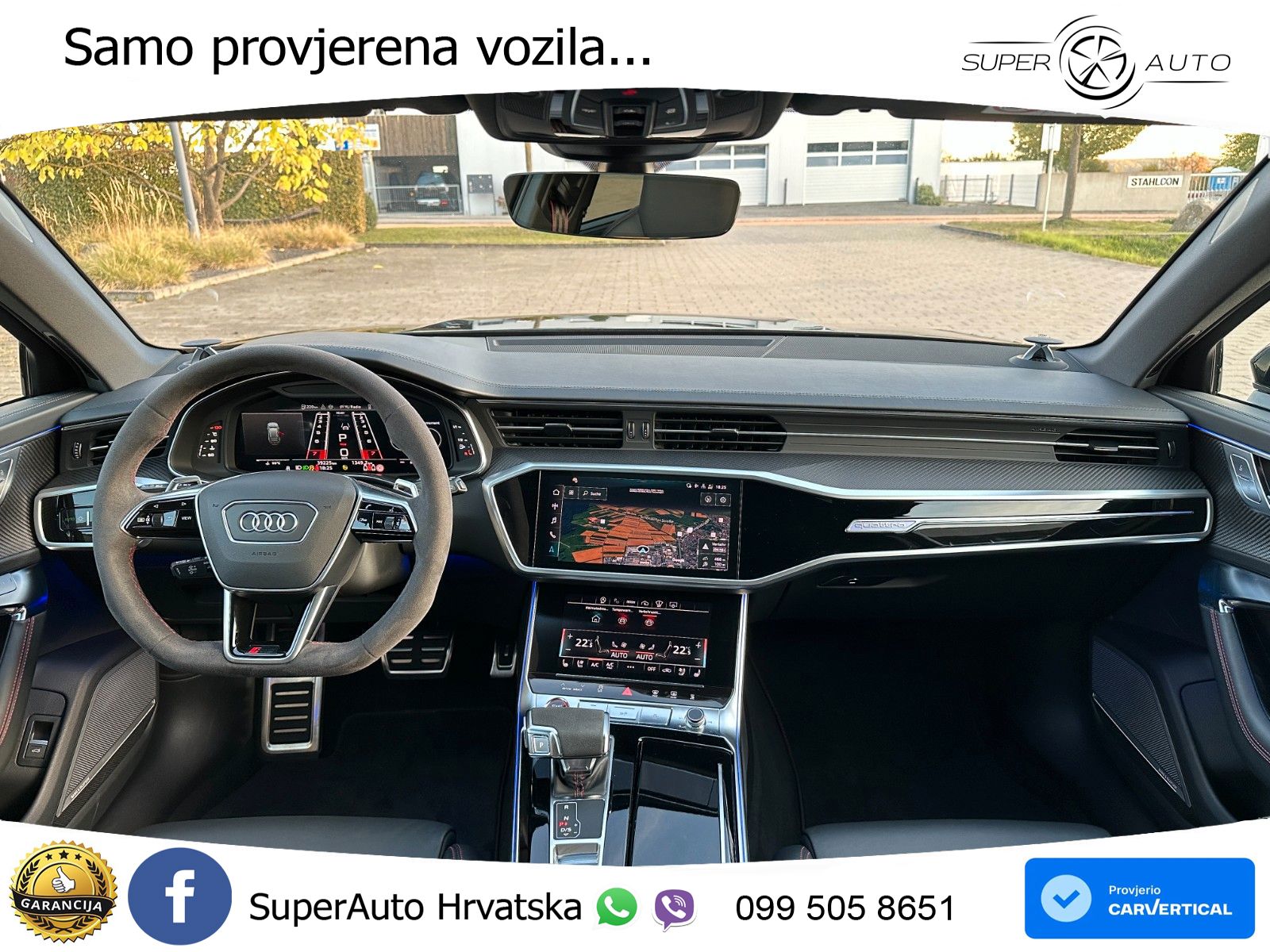 Audi RS6 Avant 4.0 TFSI V8 performance (630 KS)  quattro tiptronic LED+GR SJED+ACC