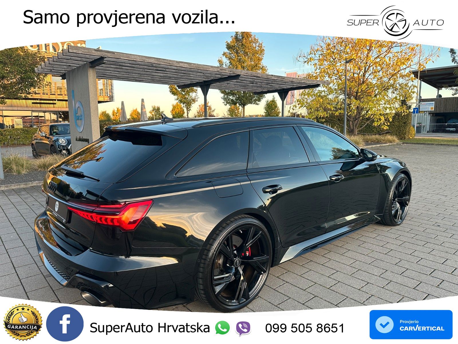 Audi RS6 Avant 4.0 TFSI V8 performance (630 KS)  quattro tiptronic LED+GR SJED+ACC