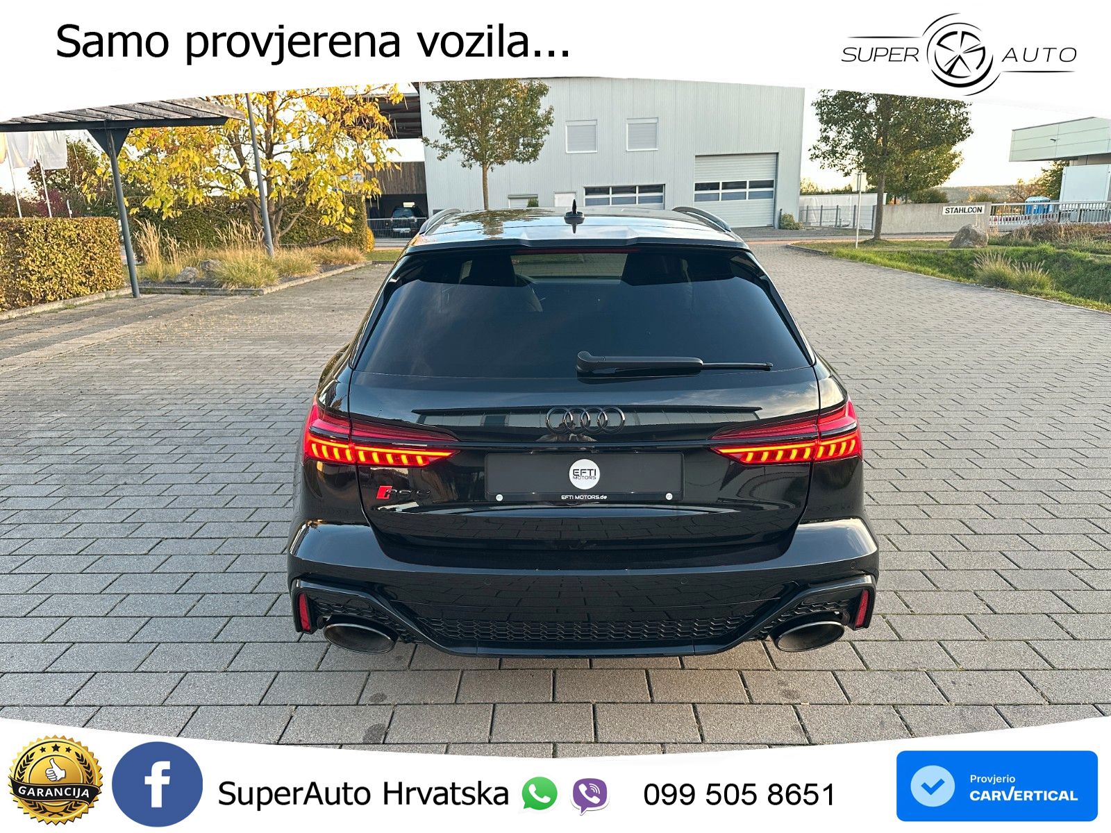 Audi RS6 Avant 4.0 TFSI V8 performance (630 KS)  quattro tiptronic LED+GR SJED+ACC