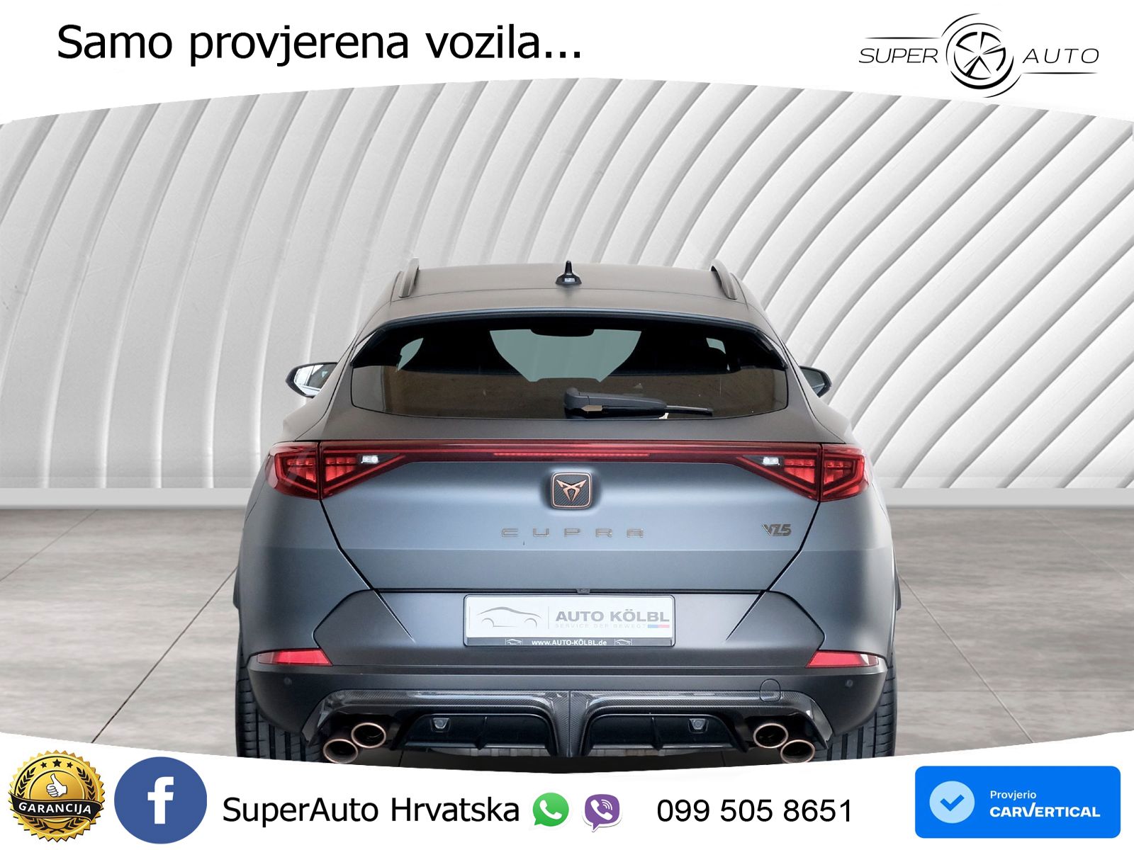 Cupra Formentor VZ5 2.5 TSI (390 KS) 4Drive DSG LED+GR SJED+ACC