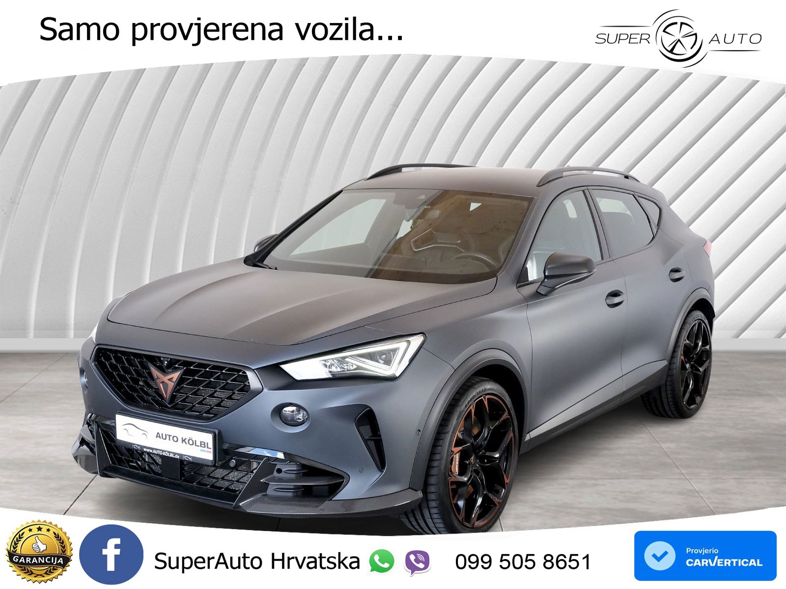 Cupra Formentor VZ5 2.5 TSI (390 KS) 4Drive DSG LED+GR SJED+ACC