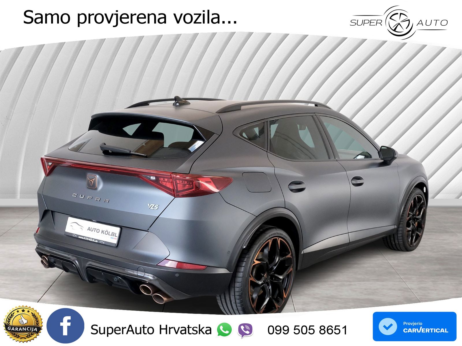 Cupra Formentor VZ5 2.5 TSI (390 KS) 4Drive DSG LED+GR SJED+ACC