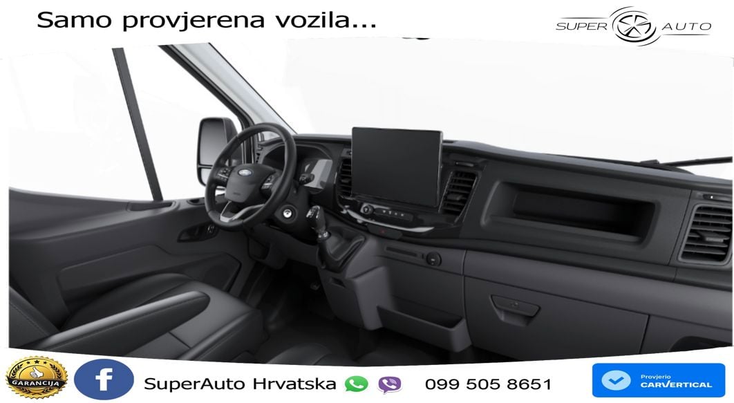 Ford Transit Kasten DoKa 350 L3 Trend Aut. AHK*360*NA 165 KS